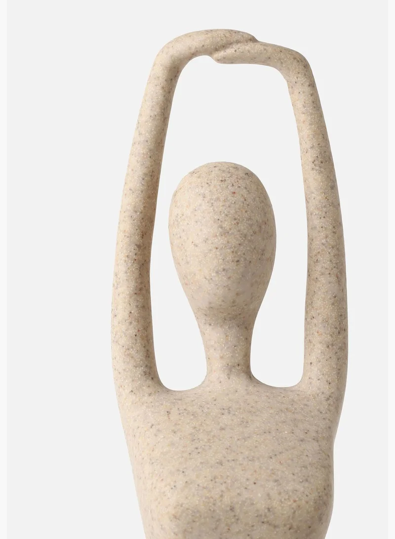 Bonhomie Figurine Shaped Solid Modern Ceramic Showpiece For Home Decor