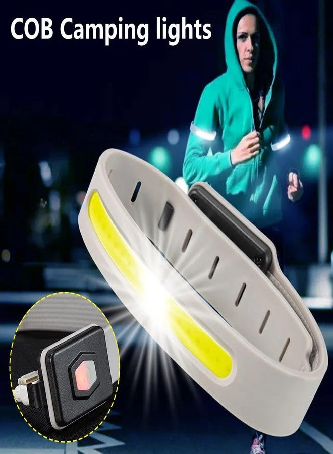 STAR WORK Led Light Wrist Band | Type-C Rechargeable | Armband Lend Bands for Cycling Running Trekking Jogging Camping | Blinking Flash Light | Outdoor Accessories for Night & Day (Fits All Size) - Image 5