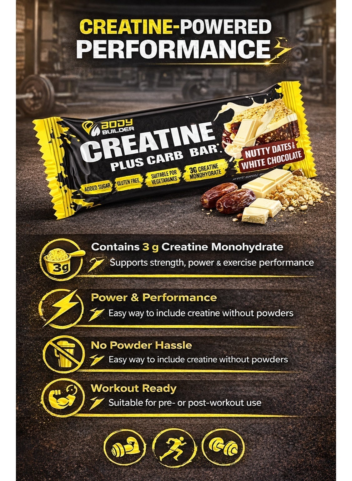 Monster Labs Real Vanilla Mass Gainer 6lb