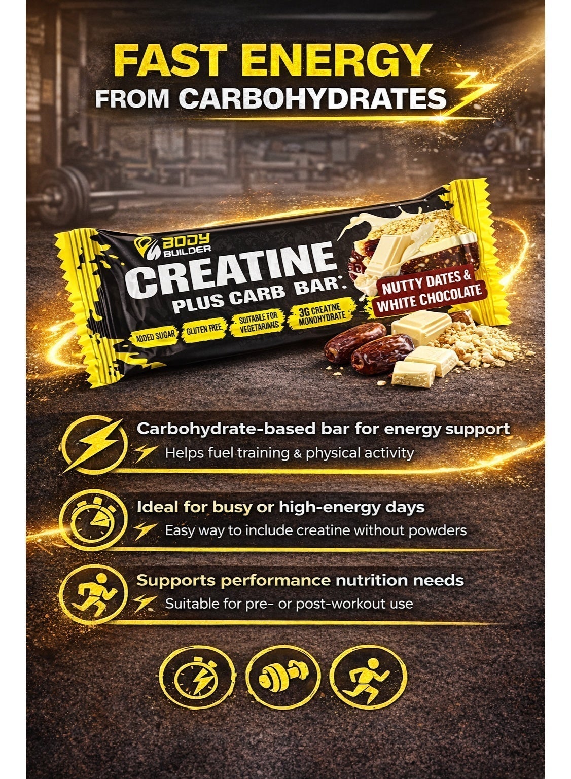 Monster Labs Real Vanilla Mass Gainer 6lb