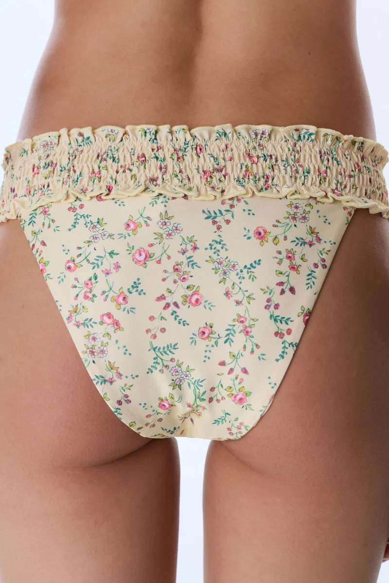 Penti PENTI Sonya Gathered Floral Mid Waist Bikini Bottom