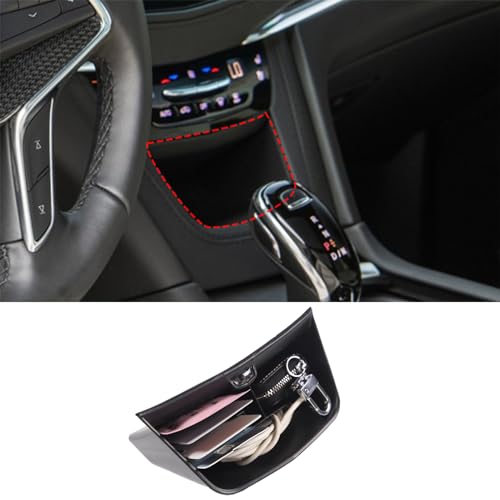 PIUGILH Customized for Cadillac XT6 XT5 Central Console Storage Box Coins Trays Cards Organizer for Cadillac XT6 XT5 2016 2017 2018 2019 2020 2021 2022 2023 - Image 1