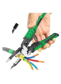 Y&D Electrician Pliers Needle Nose Pliers, 9 in 1Multipurpose Tools for Clamping, Wire Stripping, Cable Cutting, Opening, Splitting  - Image 1