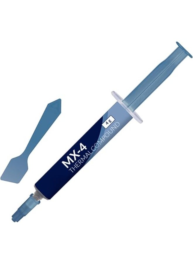 معجون حراري عالي الأداء ARCTIC MX-4 (4 جرام) لجميع المعالجات (وحدة المعالجة المركزية، وحدة معالجة الرسومات - الكمبيوتر الشخصي، PS4، XBOX)، موصلية حرارية عالية، تطبيق آمن، غير موصل، غير سعوي - Image 3
