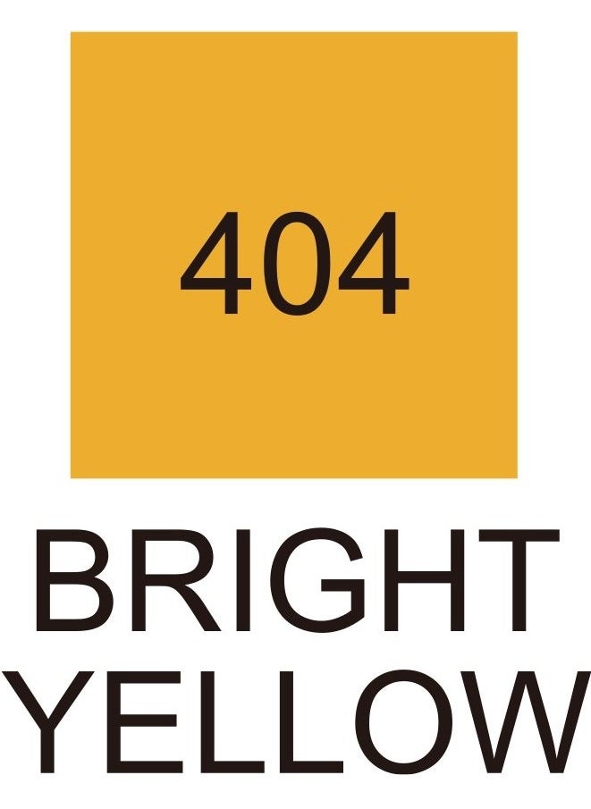 Zig Kurecolor KC3000 Twin S Marker Pen 404 Bright Yellow  - Image 3