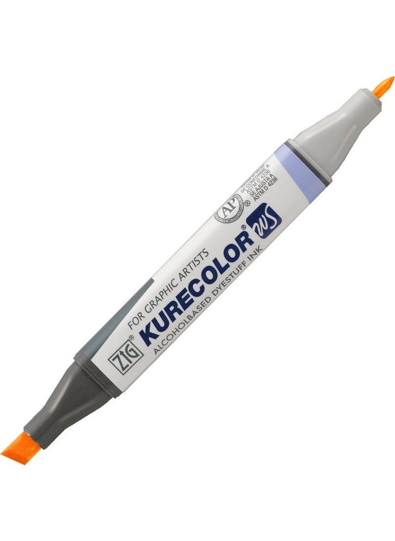 Zig Kurecolor KC3000 Twin S Marker Pen 404 Bright Yellow  - Image 2