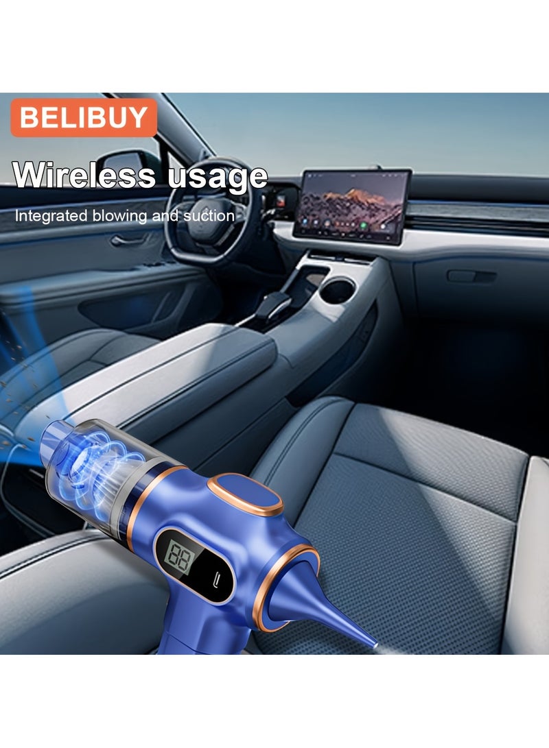 Cordless Handheld Vacuum Cleaner High Power USB Rechargeable Multi-Function Dust Buster for Home and Car Ideal for Pet Hair Dust and Debris Cleaning Includes Accessory Kit  - Image 2