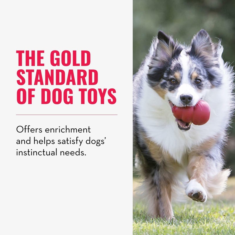 KONG Classic Stuffable Dog Toy - Fetch & Chew Toy for Dogs - Treat-Filling Capabilities & Erratic Bounce for Extended Play Time - Durable Natural Rubber Material - for Extra Large Dogs (Pack of 2) - Image 4