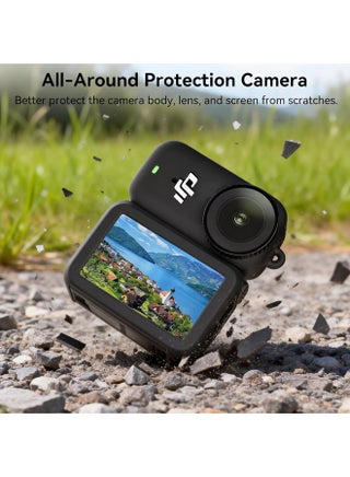 Protective Kit for DJI Osmo Nano, Full Body Silicone Case, Silicone Lens Cap, 2 Pack Screen Protector for DJI Osmo Nano, Action Camer Accessories Kit - view 5