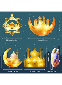 KHAJUL 4-Pack Ramadan Light for Decorative Party, Islam Style Eid Gift to Increase Happniess (3-Lighting Mode)  - Image 2