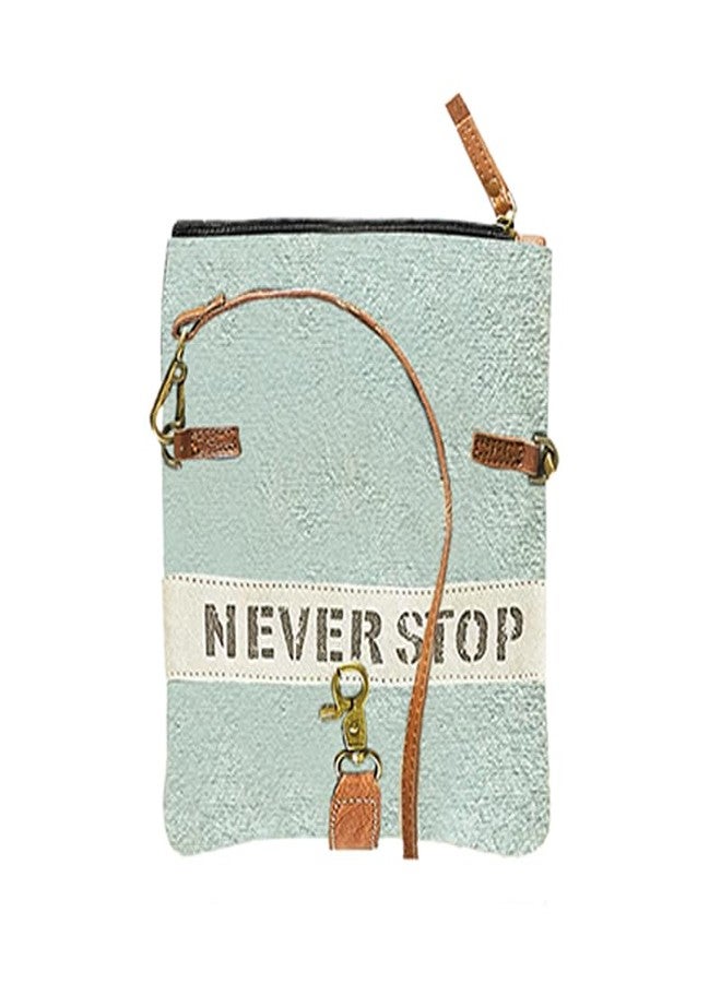 Mona B Canvas Small Sling Crossbody Bag with Stylish Design for Women - Brown - Image 3