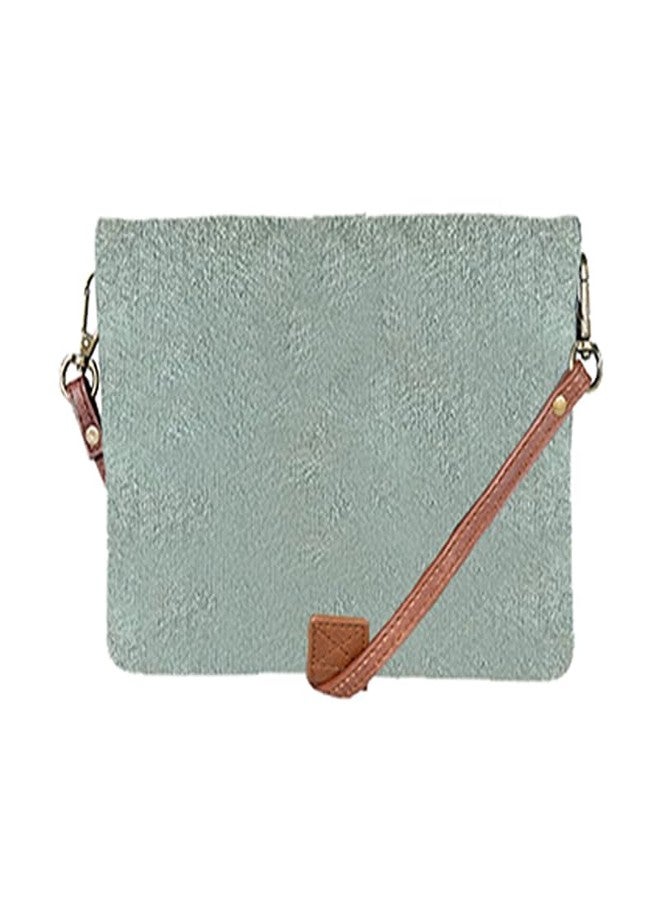 Mona B Canvas Small Sling Crossbody Bag with Stylish Design for Women - Brown - Image 2