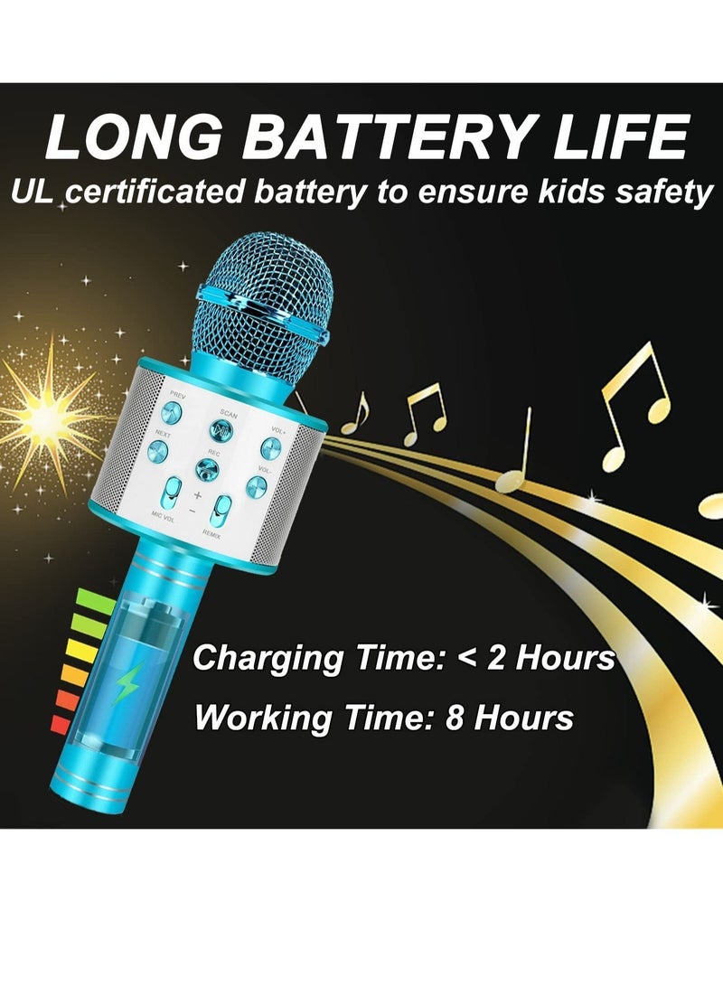 ELTRAZONE Bluetooth Karaoke Microphone Wireless,Portable Singing Microphone for Kids Adults,Karaoke Machine for Kids Toys,Birthday Gifts Ideas - Image 5