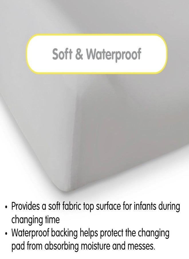 BreathableBaby Waterproof Cover, for 32" x 16"/81 x 41 cm Changing Pad, Gray (2-Pack) - Image 2