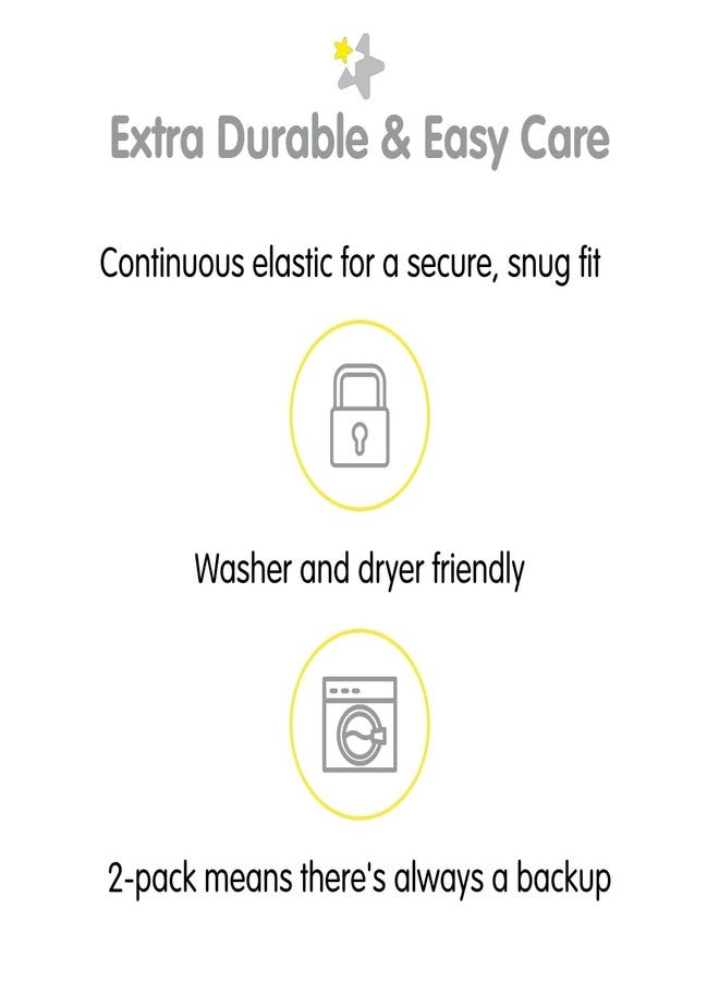 BreathableBaby Waterproof Cover, for 32" x 16"/81 x 41 cm Changing Pad, Gray (2-Pack) - Image 5