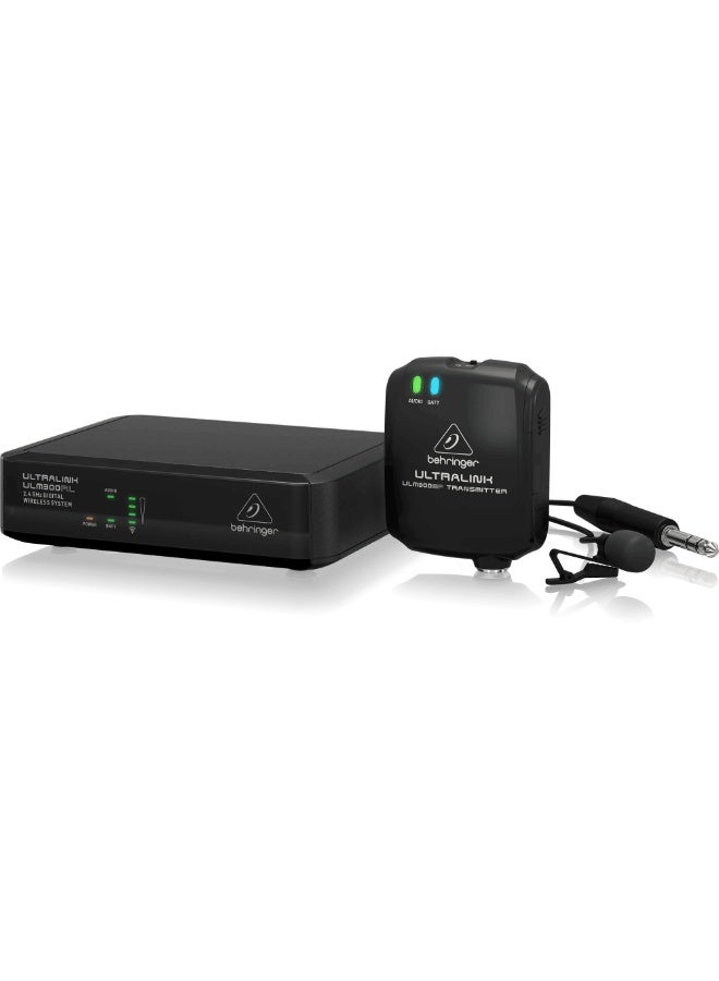 behringer ULM300LAV High Performance 2.4 GHz Digital Wireless System with Lavalier Microphone, Belt-Pack Transmitter and Receiver  - Image 3
