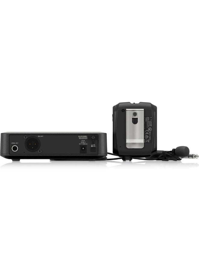 behringer ULM300LAV High Performance 2.4 GHz Digital Wireless System with Lavalier Microphone, Belt-Pack Transmitter and Receiver  - Image 2