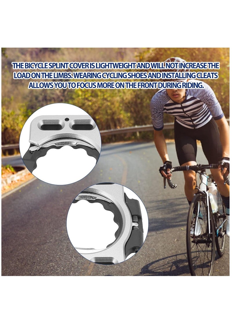Generic - Cycling Shoe Cleats, Bike Shoe Cleats Quick Release Cycling Shoes Cleat Cover Adapter Converter Bicycle Pedal Cover Road Cycling Cleats for SpeedPlay Zero for Pave/Ultra Light Action, X1, X2, X5 - Image 1