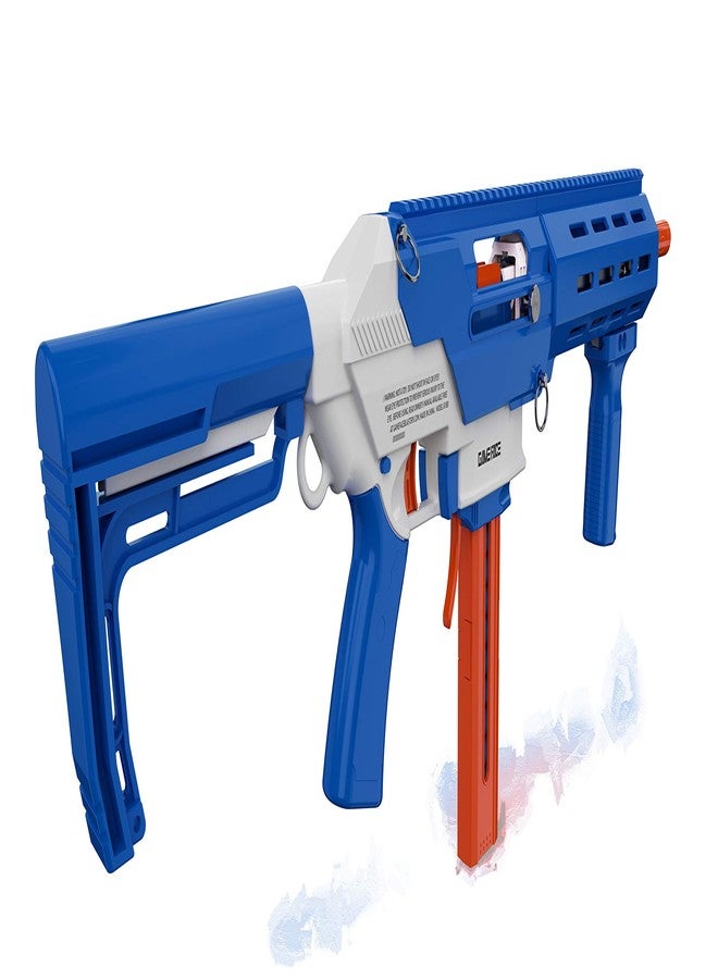 Game Face GameFace Prime GFJBB Spring-Powered Foam Dart Blaster, Blue - Image 4