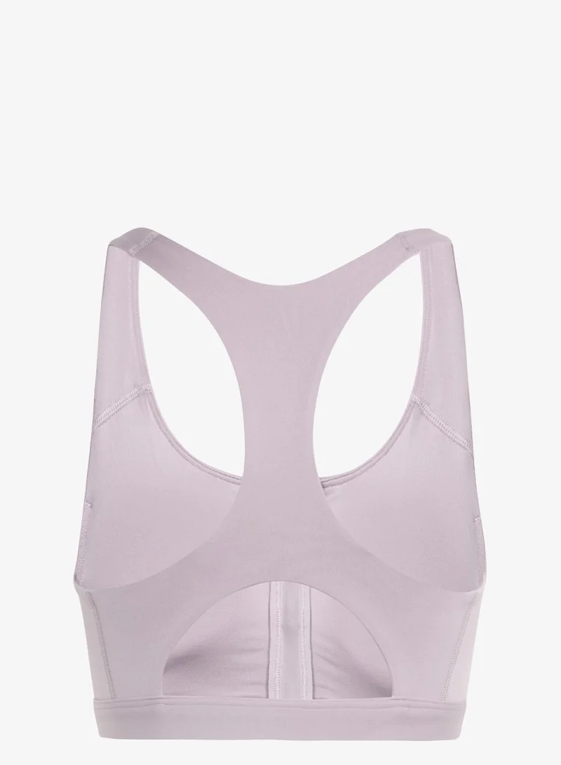 اديداس حمّالة صدر بدعم متوسط Optime Essentials Workout Zip-Front