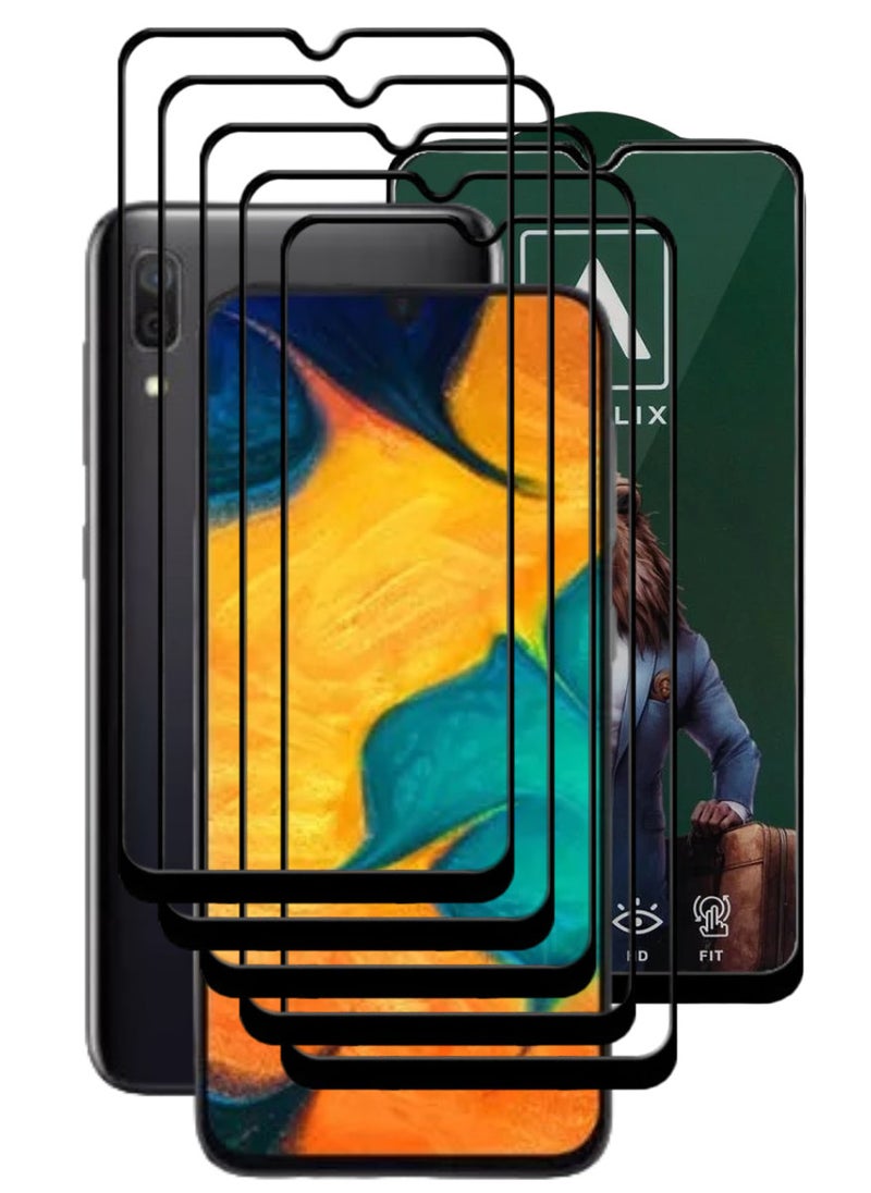 أكاليكس 5 قطع، حماية شاشة، لهاتف سامسونج جالاكسي A30، جودة ممتازة. - Image 1