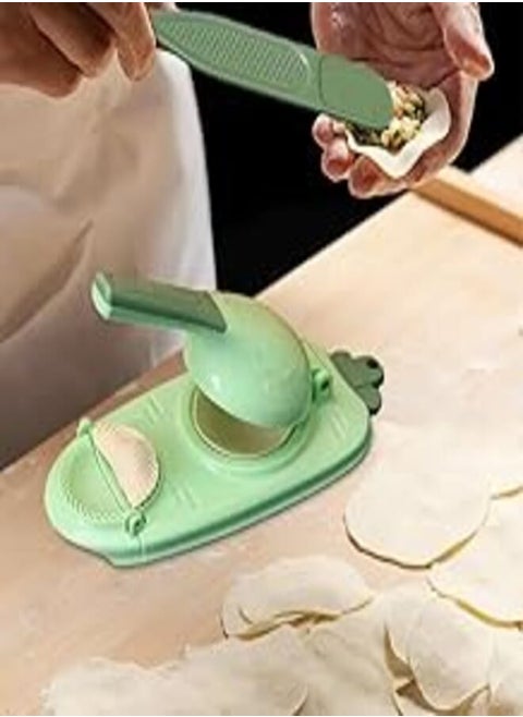 2 in 1 Dumpling Maker, Premium Design Dumpling Wrapper Press Dough Maker for Delicious and Easy Dumpling Maker by Prime Shop