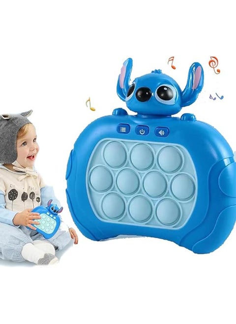 Stitch Pop Push Fidget Toy, Quick Push Bubbles Game Console, Stitch Bubble Sensory Toy, Stitch Pop Puzzle Game Machine Gift for Teenagers, Decompression Toys for Children and Adults (N)