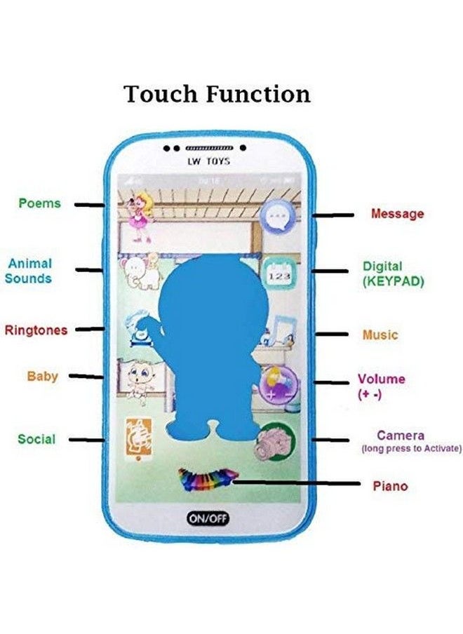 SAJANI Kid'S Digital Mobile Phone With Touch Screen Feature Amazing Sound And Light Toy (Color And Design May Vary)  - Image 5