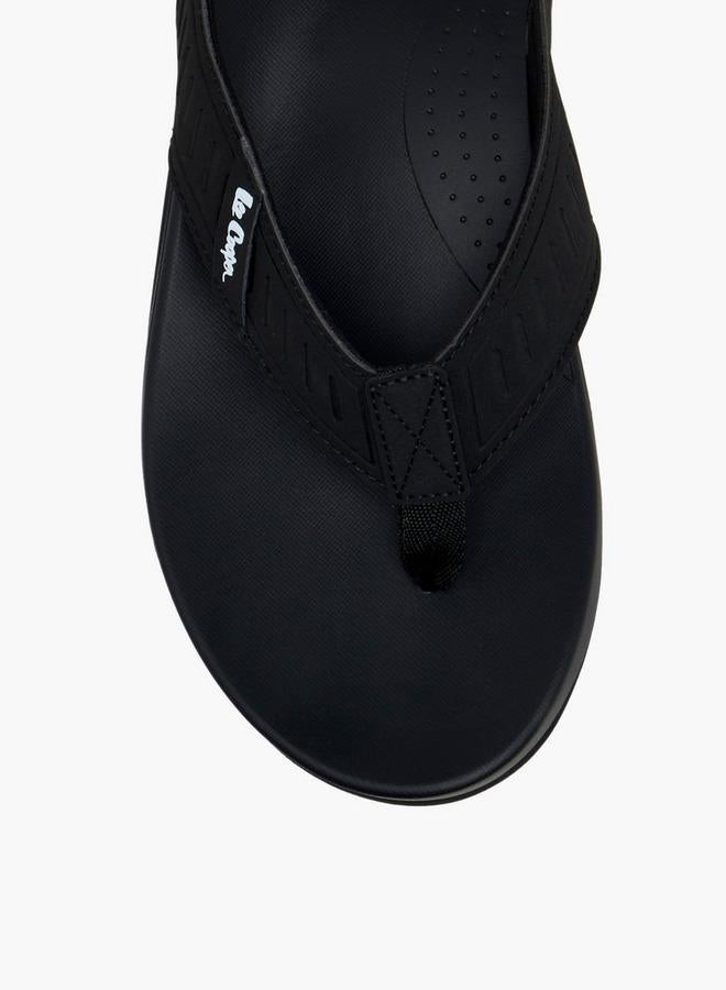 Lee Cooper Men Logo Detail Flip Flops - Image 3