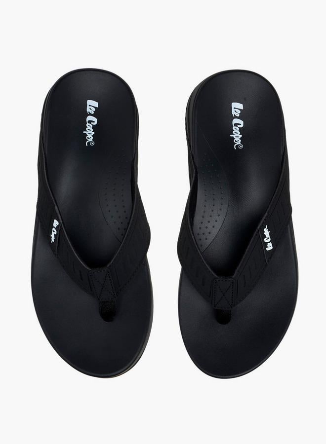 Lee Cooper Men Logo Detail Flip Flops - Image 2