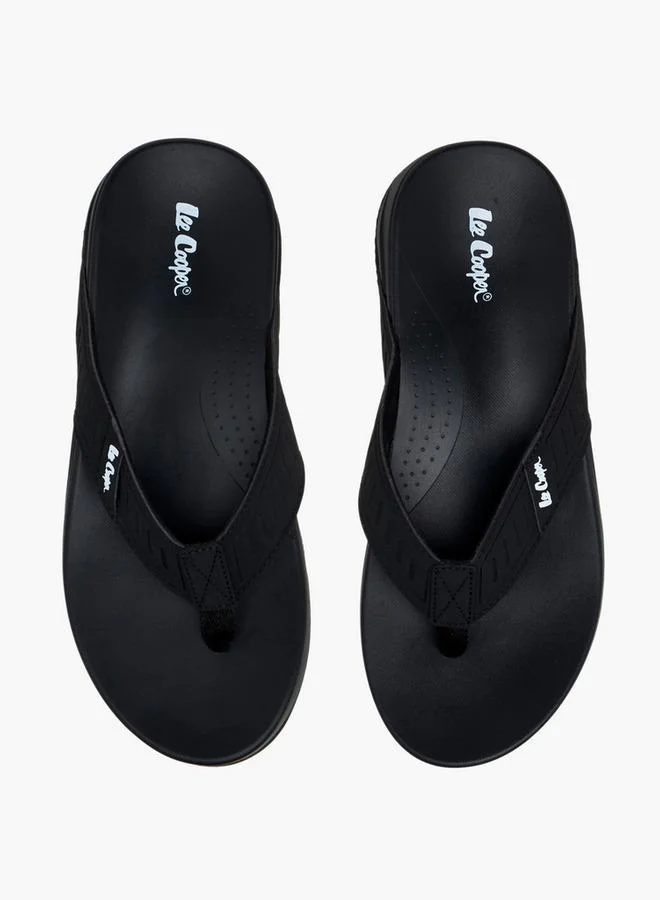 لي كوبر Men Logo Detail Flip Flops