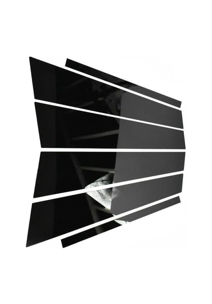 QASULER 6PCS Gloss Black Window Trim Cover for BMW X1 - Image 2