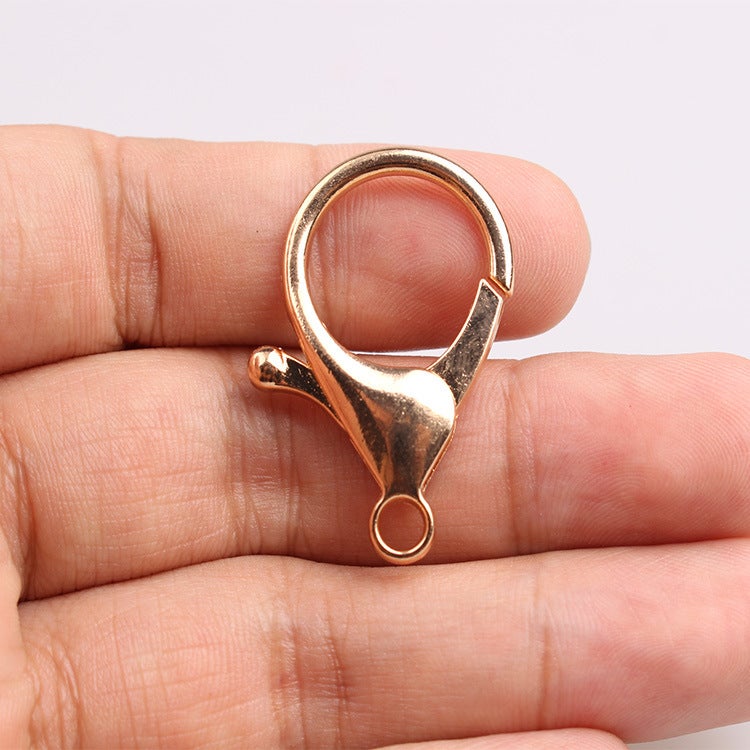 Zinc Alloy Keychain Hook Jewellery 308KC Gold (single lobster clasp) 