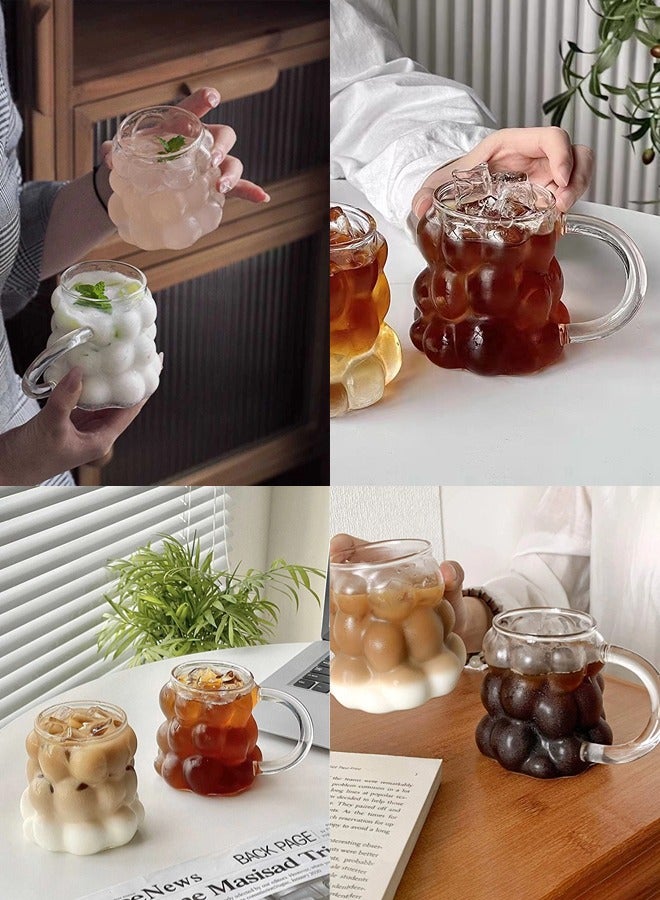 ShebSheb Creative Bubbles Shaped Water Glasses,Hot and Cold Resistant Drinking Glasses  - Image 4