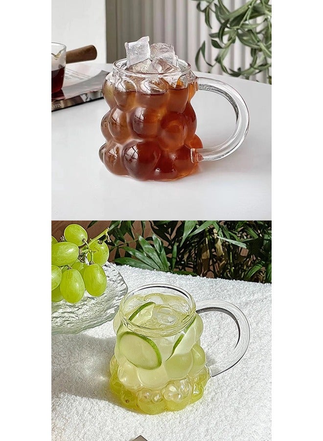 ShebSheb Creative Bubbles Shaped Water Glasses,Hot and Cold Resistant Drinking Glasses  - Image 3