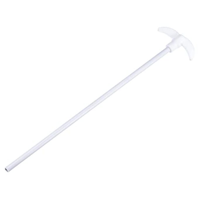 MECCANIXITY PTFE Electric Stirring Rod 300mm Length Overhead Stirrer Mixer Shaft with Foldable Paddle for Lab - Image 1