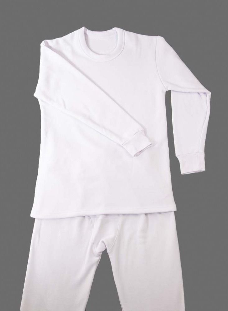 Drosh Pajamas for boys, children and youth, white, long sleeve - Image 2