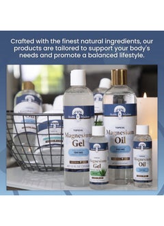 Health and Wisdom Topical Magnesium Oil - Pure Magnesium Oil, Magnesium Oil for Feet, Transdermal Magnesium Oil for Bath, Magnesium Massage Oil, Magnesium Chloride Oil, Magnesium Soak - 16 Fl Oz  - Image 4