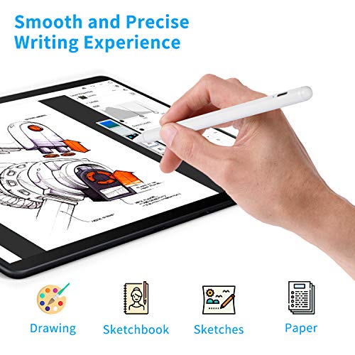 Edivia Stylus Pen for HP Envy X360 Convertible 2-in-1 Laptop (15.6") Pencil,Active Digital Touch-Control and Type-C Rechargeable Pen for HP Envy X360 15.6",High Precision Fine Tip,Good at Drawing,White - Image 2