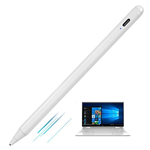 Edivia Stylus Pen for HP Envy X360 Convertible 2-in-1 Laptop (15.6") Pencil,Active Digital Touch-Control and Type-C Rechargeable Pen for HP Envy X360 15.6",High Precision Fine Tip,Good at Drawing,White - Image 1