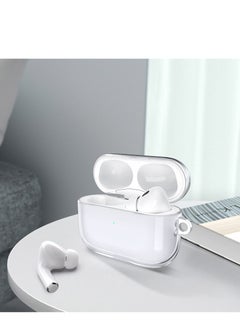 SZOXST for AirPods Pro 2 Case Cover 2023 2022 and Airpods Pro 1st 2029 Soft TPU Clear Transparent Case for AirPods Pro 2nd Generation Case for Women Men, AirPod Pro 2 Case with Cleaner Kit and Keychain  - Image 3