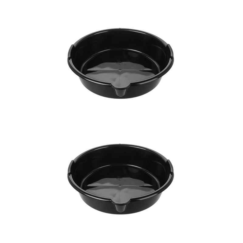 2pcs Vehicle Drain Drain Tray Drip Tray Accessory Storage Drain Pan Replacement - Image 1