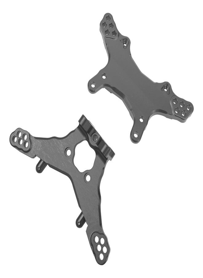 Vgoohobby Metal Front & Rear Shock Tower RC Shocks Damper Mount Set Compatible with Losi 1/18 Mini-T 2.0 2WD Stadium RC Truck Hop-Up Parts (Black) - Image 5