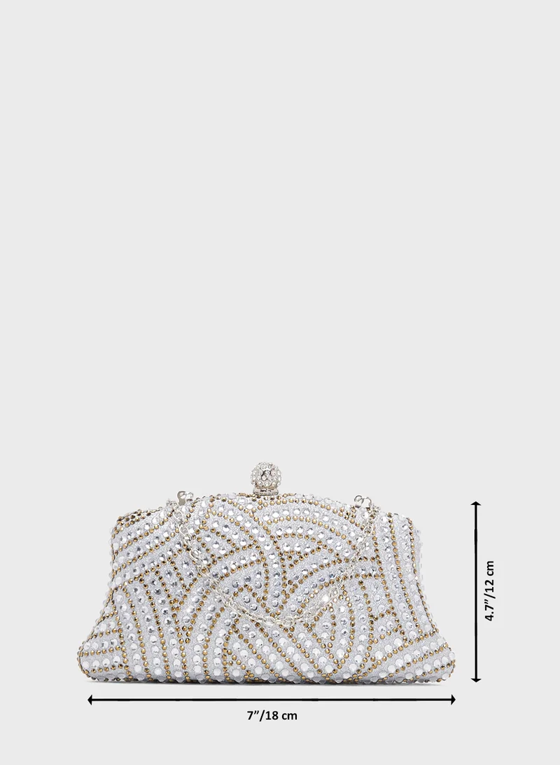 Ella Limited Edition Jewel Pattern Embellished Clutch