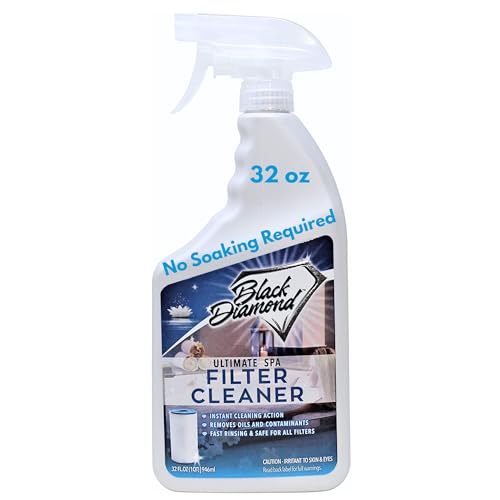 Black Diamond Stoneworks Ultimate Spa Filter Cleaner Fast-Acting Spray. Instant Clean for Hot Tub & Pool Filters Leaving Behind no Sticky Residue. Prolongs Filter Life and Pool Equipment. No Soaking - Image 1