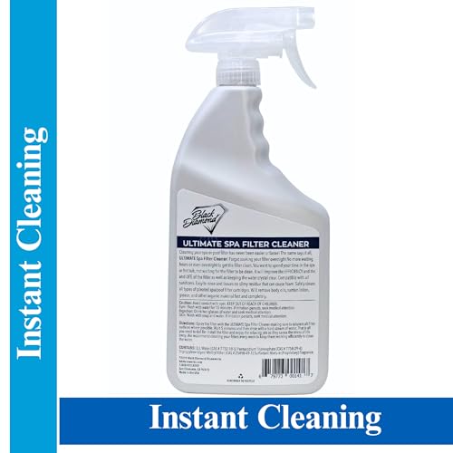 Black Diamond Stoneworks Ultimate Spa Filter Cleaner Fast-Acting Spray. Instant Clean for Hot Tub & Pool Filters Leaving Behind no Sticky Residue. Prolongs Filter Life and Pool Equipment. No Soaking - Image 2