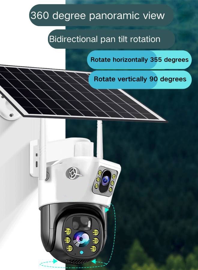 Solar monitoring camera, indoor and outdoor night vision safety camera with wifi - Image 4