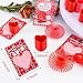 TATWOQ 24 PCS Mini Coil Spring Fidget Toys with Cards Bulk Stress Fidget Toys for Kids Classroom Treasure Box Birthday Party Favors Goodie Bag Stuffers Carnival Prize RedPink - Image 4