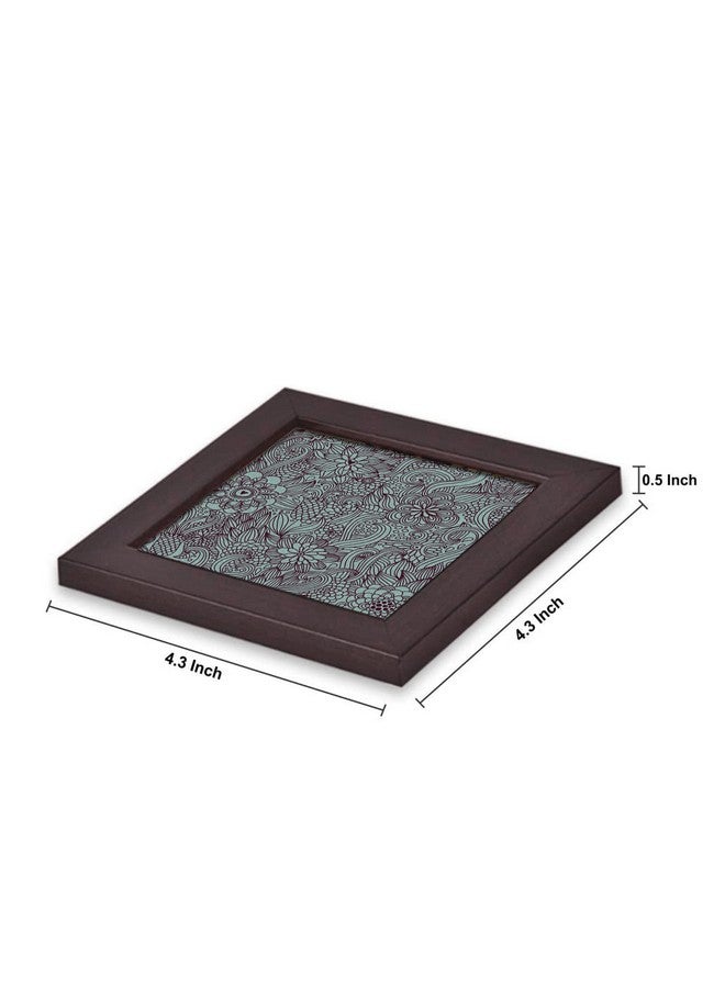 Paper Plane Design Tea Coffee Coaster Set Wooden Decorative Coasters Set. Home and Office Wooden Coasters Design 691 - Image 4