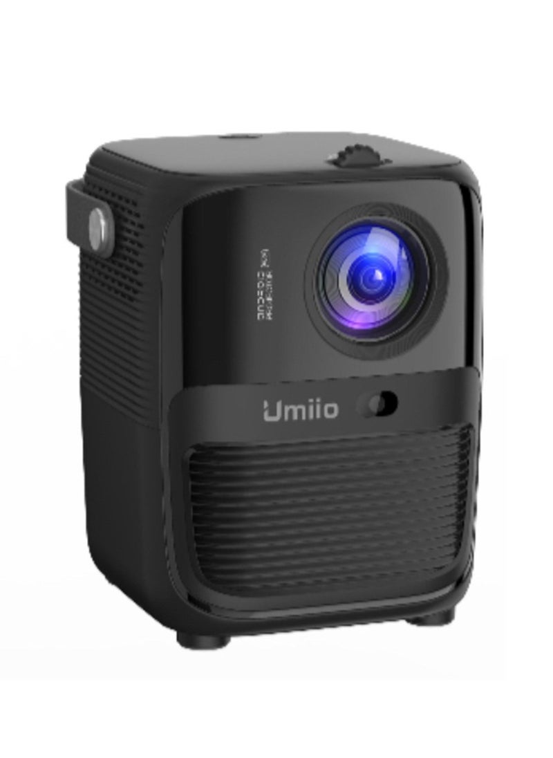 Umiio - Portable Video Projector HDMI USB AV Interface Bluetooth WiFi Game TV 1080P Screen Android Projector with Tripod - Image 1